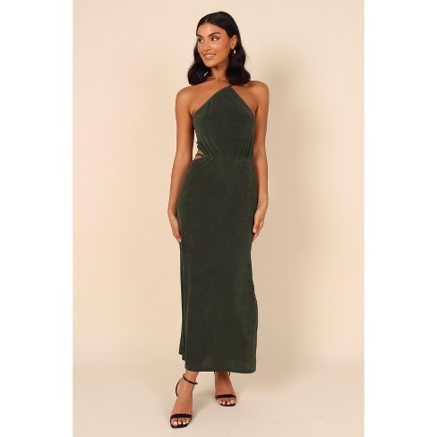 Petal And Pup Womens Deni One Shoulder Dress - Emerald Xl : Target