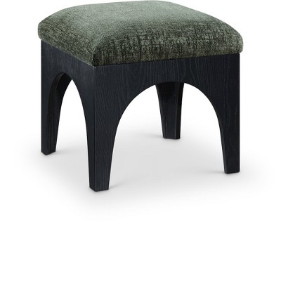 Meridian Furniture,Lawson Chenille Fabric Upholstered Ottoman
