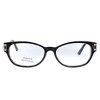 Swarovski  052 Womens Square Eyeglasses Havana 56mm - 2 of 3