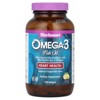 Bluebonnet Nutrition Omega-3 Fish Oil, Heart Health, Lemon, 120 Softgels (1,000 mg per Softgel) - 3 of 4
