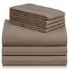 LuxClub 4-7 PC Silky Soft Cooling Deep Pocket Performance Sheet Set - 4 of 4