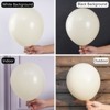 PartyWoo Balloons White Sand Boho 18 12 10 5 Inch 85 pcs - 3 of 4