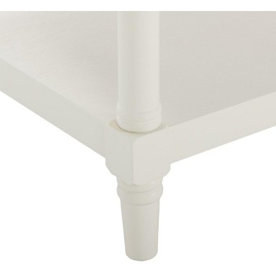 Transitional White Pine 5-Tier Spindle Bookcase