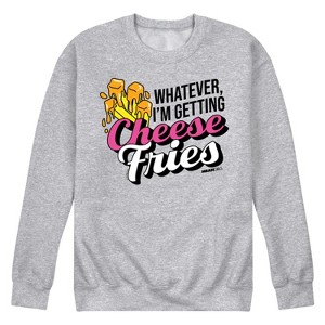 Men's - Mean Girls - Cheese Fries Graphic Fleece Sweatshirt - 1 of 4
