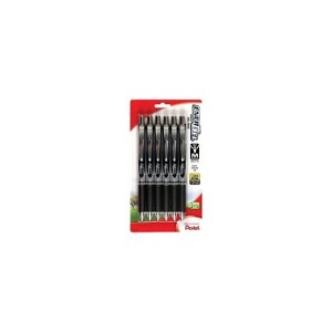 Pentel EnerGel RTX Retractable Gel Pens Medium Point Black Ink 409634 - 1 of 2