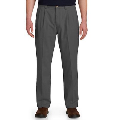 Harbor Bay Waist-Relaxer Pleated Pants - Men's Big and Tall
