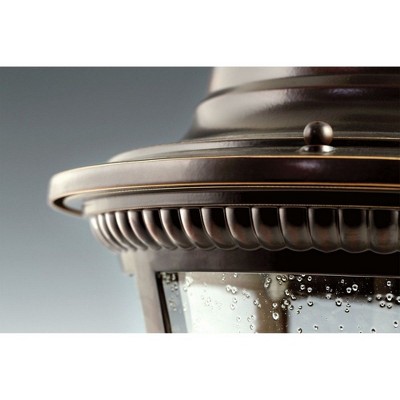 Westport Black Steel 19" Outdoor Post Lantern