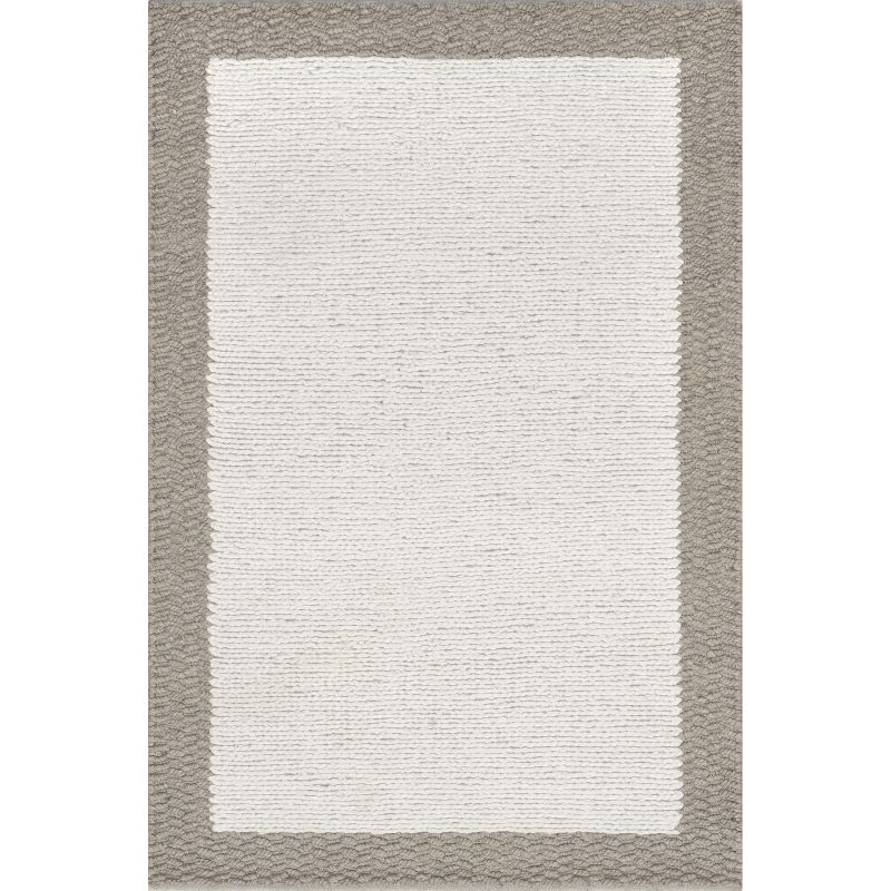 nuLOOM Aster Chunky Knit Wool Area Rug, 1 of 9
