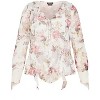 Women's Plus Size Sweet Nothings Top - white | CITY CHIC - 4 of 4