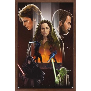Trends International Star Wars: Revenge Of The Sith By Salvador Anguiano Framed Wall Poster Prints - 1 of 4