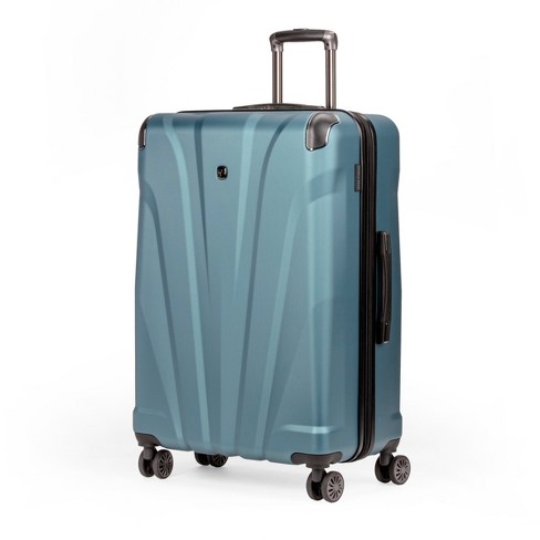 Swissgear Cascade Hardside Large Checked Suitcase - Teal : Target