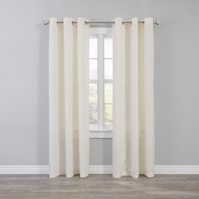 BrylaneHome BH Studio Microfiber Grommet Panel