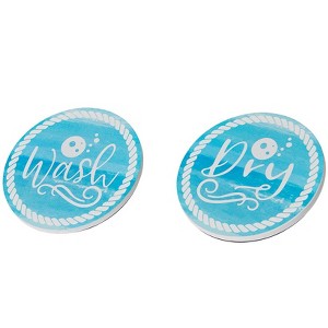 The Lakeside Collection Country Blue Laundry Room Collection - Wash and Dry Magnets - 1 of 1