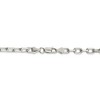 Black Bow Jewelry 5.5mm Sterling Silver D/C Solid Elongated Cable Chain Necklace - 4 of 4