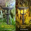 ROTTOGOON 23" Pathway Lights Outdoor LED IP65 Waterproof 4 Lighting Modes Garden Landscape Lighting Black 6-Pack - 3 of 4