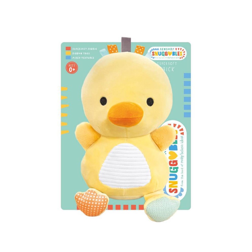 Make Believe Ideas New Weighted Plush Baby Learning Toy - Chick