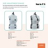 Dritz Large Twin-Fit Dress Form: Adjustable Sewing Mannequin for Dressmaking, Gray, Adult Assembly Required - 3 of 4