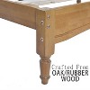 NicBex Queen Size Wood Bed Frame with Headboard,Wood Slat Support,Large Under Bed Storage,1000 Lb Capacity,Brown - 4 of 4