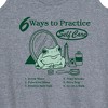 Women's - Instant Message - Frog Self Care Graphic Racerback Tank - 2 of 4
