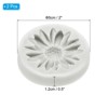 Unique Bargains Sunflower Silicone Polymer Clay Fondant Template for Air Dry DIY Candy - 2 of 4