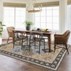 Large Machine Washable Area Rug 10x13 Living Room Rug Non-Slip Floor Carpet Low Pile Soft Rug Vintage Foldable Rug for High Traffic Areas - 4 of 4