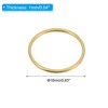 Unique Bargains DIY Crafts Copper Durable Anti-rust Beading Hoop Earrings 60 Pcs - 2 of 4