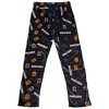 Mens Star Wars The Mandalorian Helmets and Logo All Over Print Sleep Pants - 2 of 3