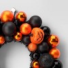 Purchases Pumpkin Orange and Black Shatterproof Halloween Wreath - Hyde & EEK! Boutique