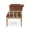 Loyning Traditional Upholstered Tufted Loveseat - Christopher Knight Home - 4 of 4