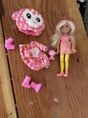 Barbie Cutie Reveal Dolls Chelsea Tropical Forest Series Monkey HKR14 Shop  Now