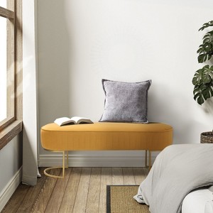 Nina Upholstered Bench for Bedroom  | ARTFUL LIVING DESIGN - 1 of 4