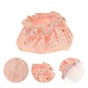 Unique Bargains Reusable Dots Double Layer Shower Cap 3 Pcs - 3 of 4