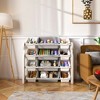 Ruvalino Decorative Storage Cabinets Kids Toy Storage Organizer with Bins for Playroom, Gray and Ivory, 33.07"*14.17"*33.86" - 4 of 4
