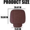 TruAIR 2 Pack Car Seat Covers, Leather Front Cushion Protectors with Pockets - 3 of 4