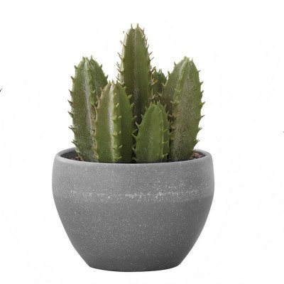 GlasFlength Artificial Plants Small Fake Plants Artificial Grass Plants Faux Plants for Indoor Home Table Decor, Green, 4"*4.5"*5.75"