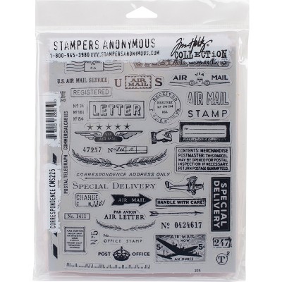 Tim Holtz Cling Stamps 7"X8.5"