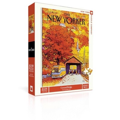 New York Puzzle Company Covered Bridge 1000 Piece Puzzle : Target