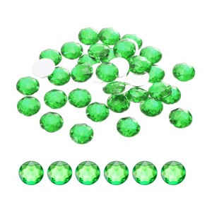 Unique Bargains Acrylic Flat Back Diamond Gems Bead for Face Painting DIY Crafts 50 Pcs - 1 of 4