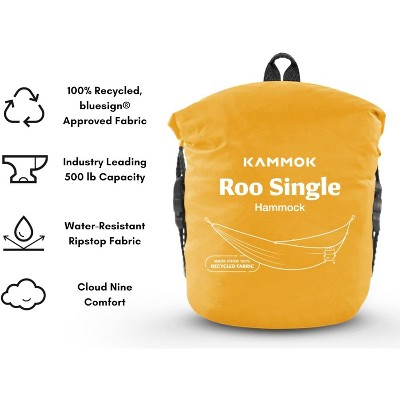 Sunflower Gold Single Hammock with Gear Loops and Stuff Sack
