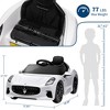 Licensed Maserati GranCabrio 12V Kids Ride-On Car w/ Remote, Spring Suspension & LED Lights – Official Electric Vehicle (Ages 3-8) - 2 of 4
