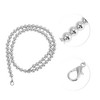 Unique Bargains Faux Pearl Handbag Strap Silver Tone 1 Pc - 3 of 4