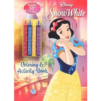 Disney: Snow White Coloring with Crayons - (Color & Activity with Crayons) by  Delaney Foerster (Paperback)