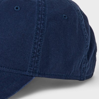 Men's Cotton Washed Baseball Hat - Goodfellow & Co Navy Blue - image 4