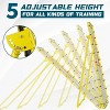 PLAYAPUT 7x4FT Volleyball Rebounder Net , Yellow - 3 of 4