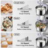 VEVOR 6 in 1 Stand Mixer, 450W Multifunctional Electric Mixer with Tilt-Head, 6 Speeds and LCD Screen Timing, 7.4Qt Stainless Bowl, Dough Hook - 4 of 4