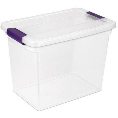 Sterilite 17631706 27-Quart ClearView Latch Box Storage Tote Container (36 Pack)