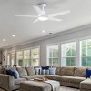 BestParts 48" White ABS Ceiling Fan - 3-Speed Control, Energy-Saving LED, ETL Certified - 3 of 4