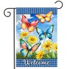 Briarwood Lane Spring Garden Flag 12x18 For Outdoor Butterfly Garden Welcome For Spring Garden Flag Flags For Outside - 2 of 4
