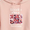 Women's - Forrest Gump - Life Is Like A Box Of Chocolates Cropped Graphic Hoodie - 2 of 3