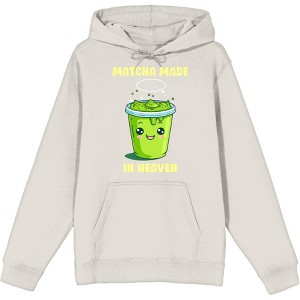 Matcha Made In Heaven Matcha Drink Adult Long Sleeve Hoodie - 1 of 2
